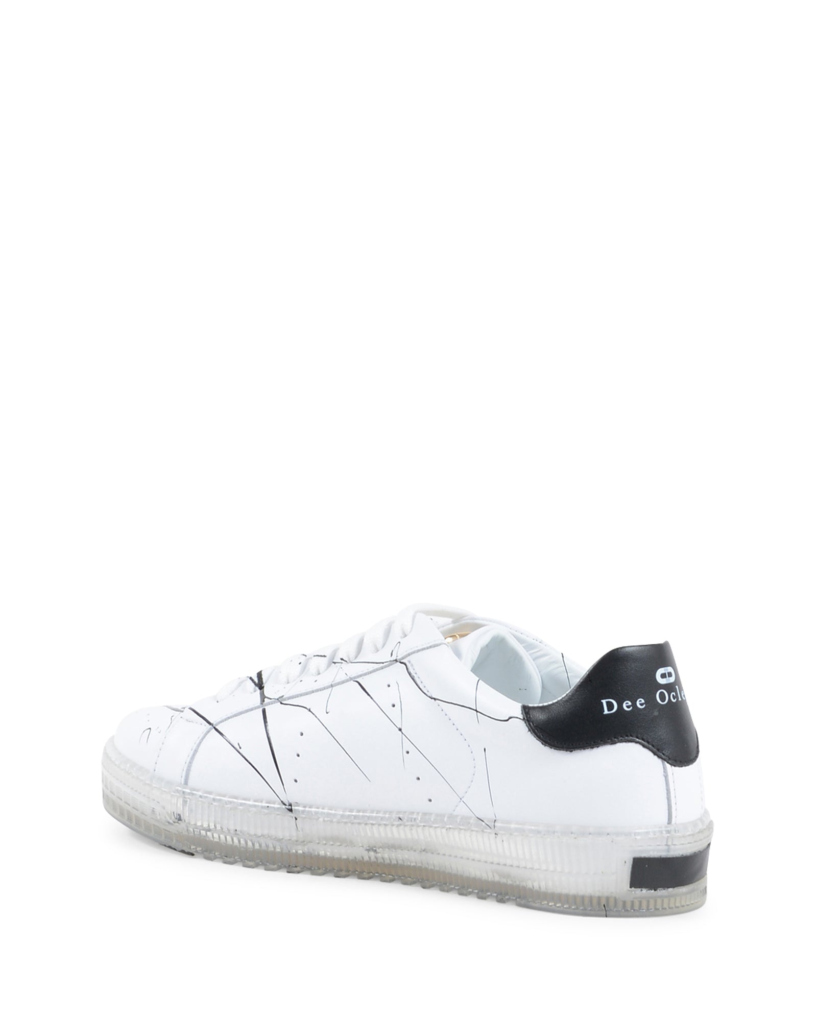 Splatter Sneaker - White Black