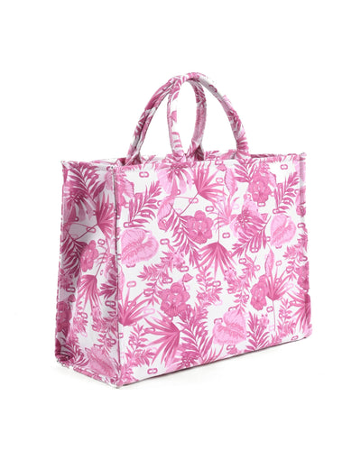 Dee Canvas Tote - Pink