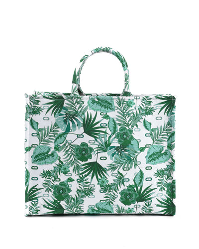Dee Canvas Tote - Green