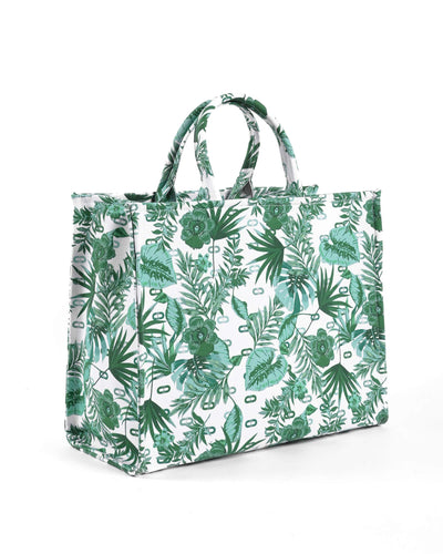 Dee Canvas Tote - Green